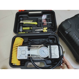 Bơm ô tô 2 xi lanh tự ngắt công suất lớn bơm cực nhanh