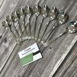 Thìa muỗng inox 304 cán nhỏ logo hoa sen sáng bóng an toàn cho sức khỏe