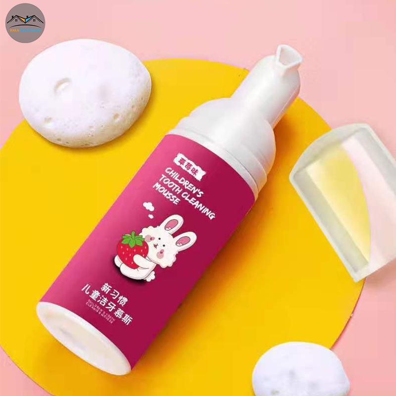 Kem Đánh Răng Tạo Bọt Cho Bé, Vị Hoa Quả Dâu và Cam Bé Có Thể Nuốt Được