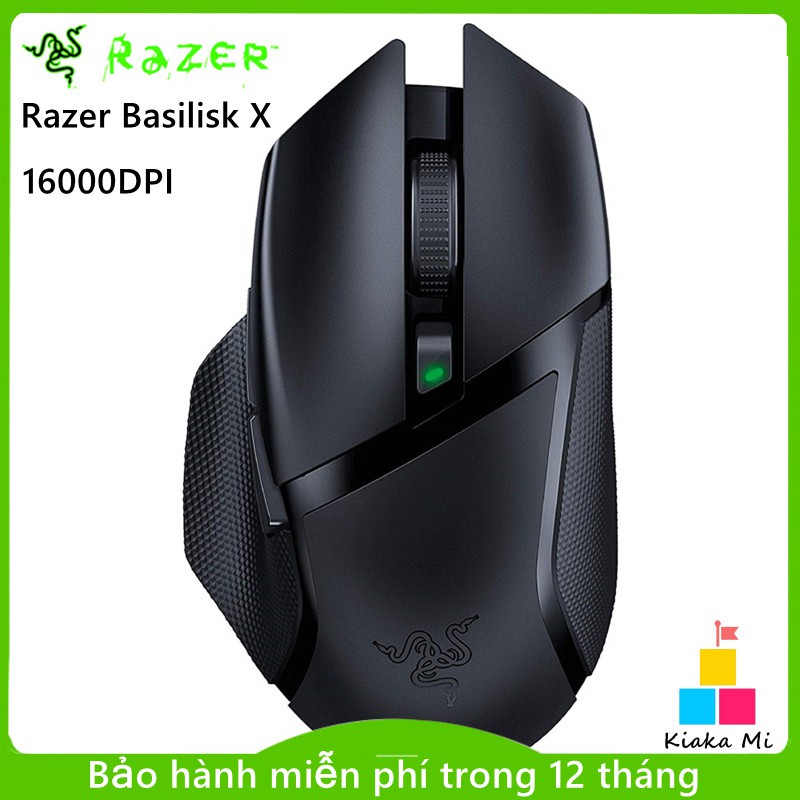 Chuột chơi game không dây siêu tốc Razer Basilisk X: Cảm biến quang 16000DPI tương thích với Bluetooth & không dây k