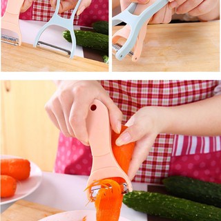 Bộ dao gọt/ bào sợi đa năng tiện ích 2 trong 1 thép không gỉ đồ dùng nhà bếp_Belimart_BL007