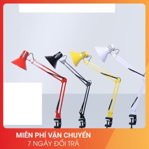 Đèn kẹp bàn MOGA chóa cổ điển có thoát nhiệt sang trọng - Tặng bóng LED