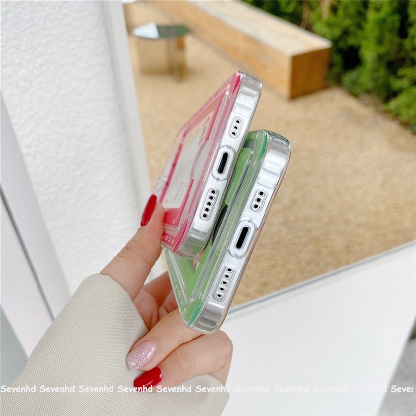 Ốp Điện Thoại Mềm Trong Suốt In Hình Gấu Với Đôi Mắt To Cho iPhone 14 13 12 11 Pro Max X XR Xs Max 8 7 6 6s Plus SE 2020