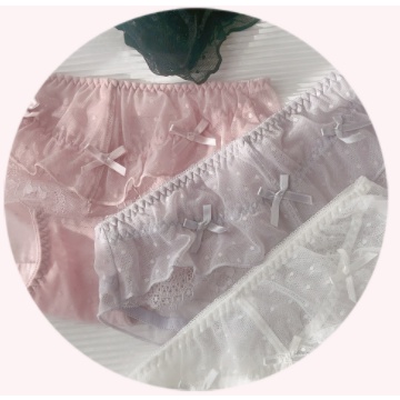 Quần Lót Nữ Ren Bi Phối Hoa Thời Trang Xuất Đông Âu . Hàng Loại Đẹp.