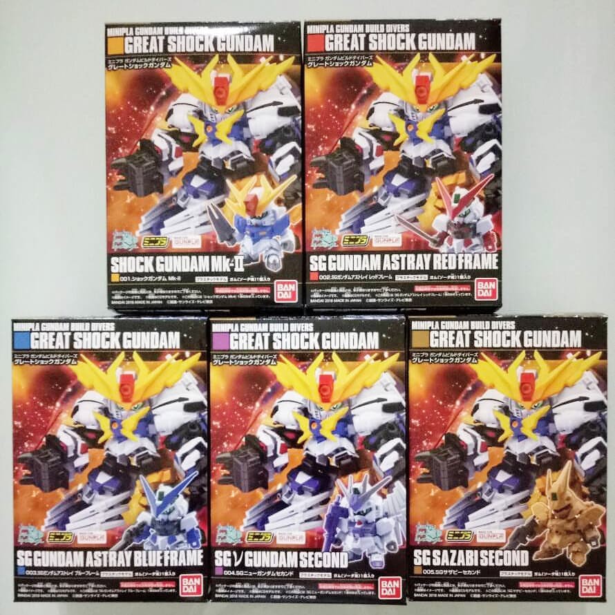 Mô Hình Lắp Ráp Gundam Bandai Mini Pla Gundam Build Divers Great Shock Gundam [GDB] [BMP]