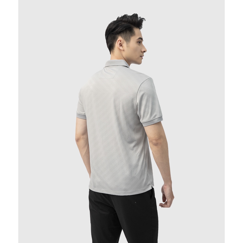 Áo polo nam INSIDEMEN cao cấp cổ đức hai cúc chỉn chu dệt Jacquard bo viền tay áo tạo sự tinh tế IPS007S1