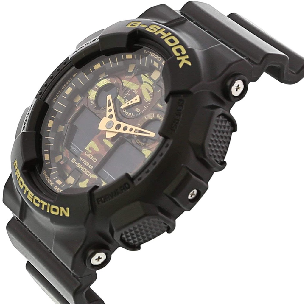 Đồng hồ nam Casio G-Shock GA-100CF-1A9 chống va đập, chống nước 200m, hàng chính hãng bảo hành 05 năm