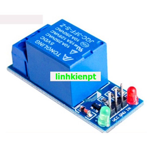 Module rờ le relay 12VDC 5VDC 220V 10A - kích mức thấp