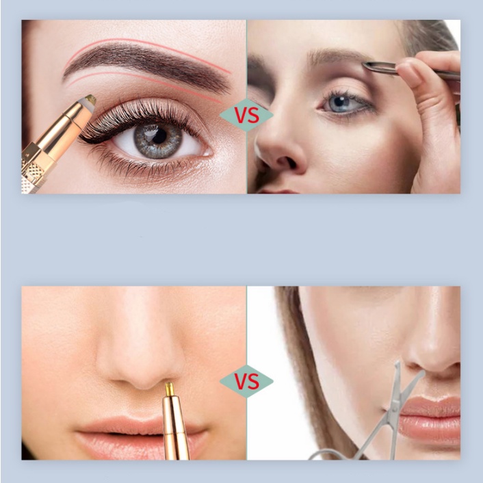 Máy cạo lông đa năng dành cho nữ 4 trong 1, tẩy sạch lông mọi nơi, không đau rát