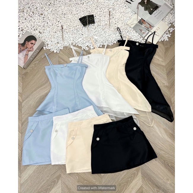 Sét Áo Dây Vạt Chân Váy