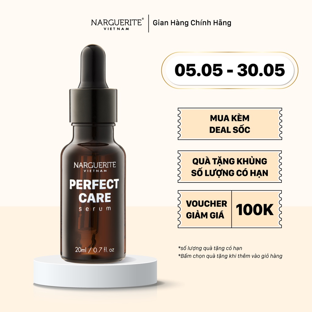 Serum Ốc Sên Perfect Care Dưỡng Trắng, Tái Tạo Da Narguerite (20ml)