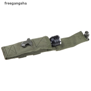 [FREG] 1PC Flashlight Holder Case Holster Tactical Flashlight Pouch For Camping FDH