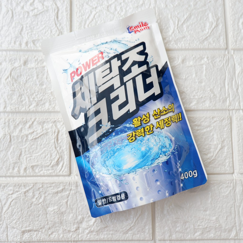 Bột Tẩy Lồng Vệ Sinh Máy Giặt Hàn Quốc, Giúp Tẩy Sạch Dễ Dàng Những Cặn Bẩn Lâu Năm, Mang Hiệu Quả Hoạt Động Tốt Hơn