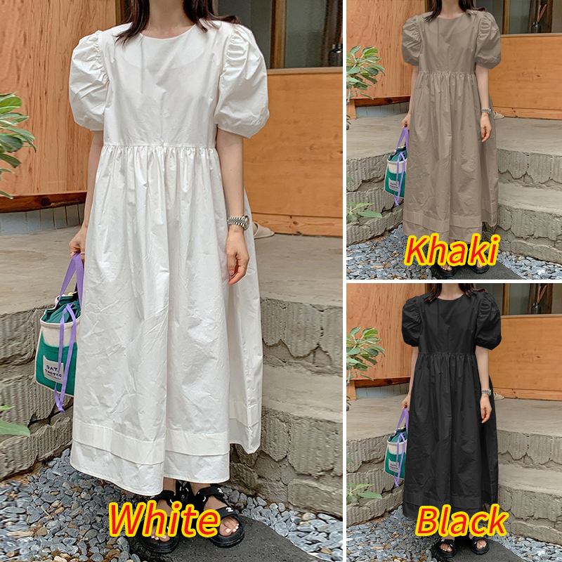 Đầm Maxi ZANZEA Tay Ngắn Cổ Tròn Thời Trang Dành Cho Nữ | BigBuy360 - bigbuy360.vn