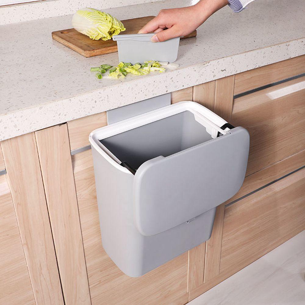 Thùng Đựng Rác 7 / 9L Có Thể Tái Chế Tiện Dụng Cho Nhà Bếp