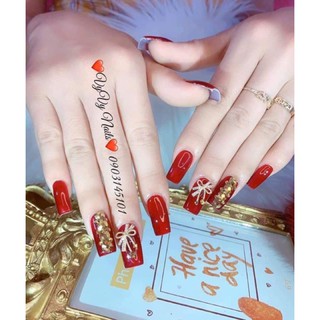 set 2 Charm Nơ quốc dân , đá hình sáng đẹp