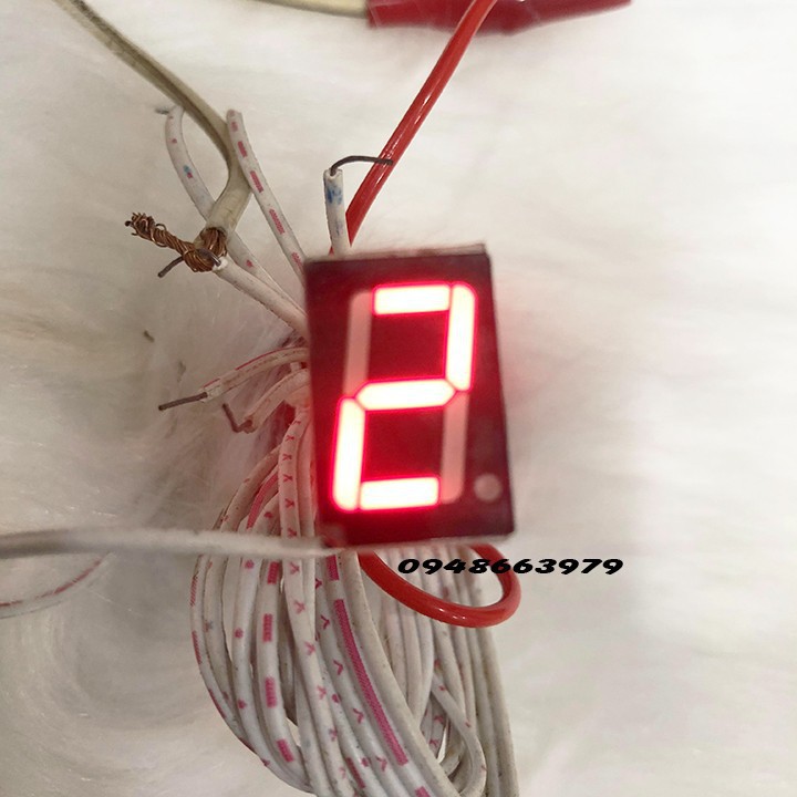 Báo số led cho các loại xe hiển thị 6 số.