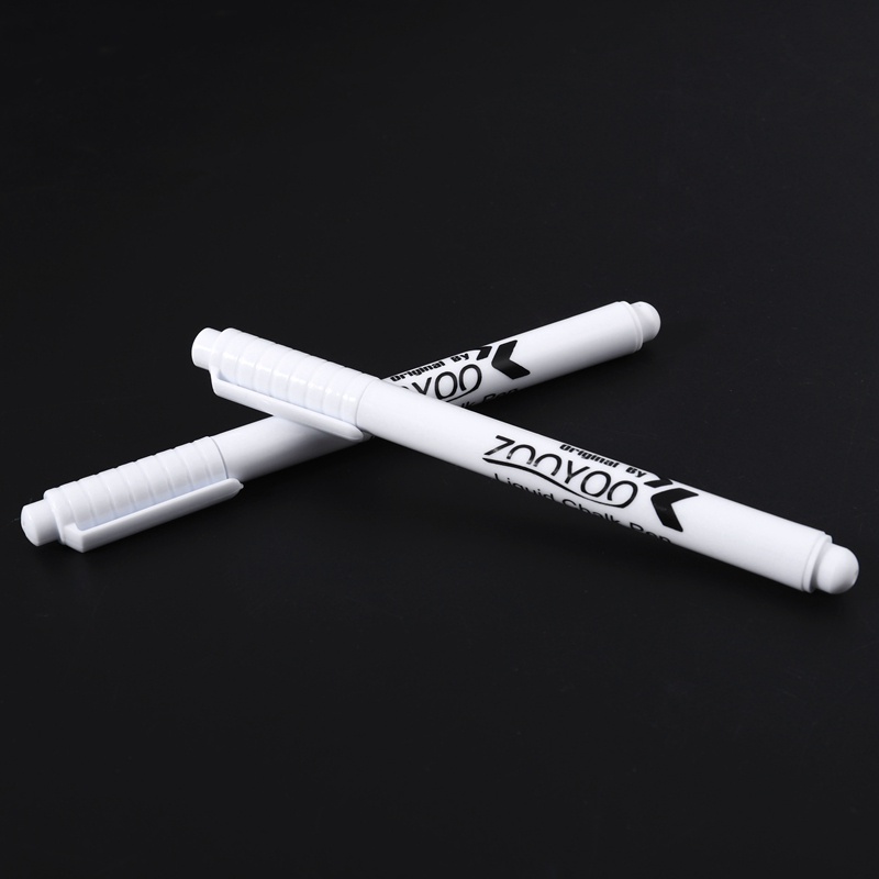 2PC Liquid Chalk Pen Marker For Glass Chalkboard Blackboard white