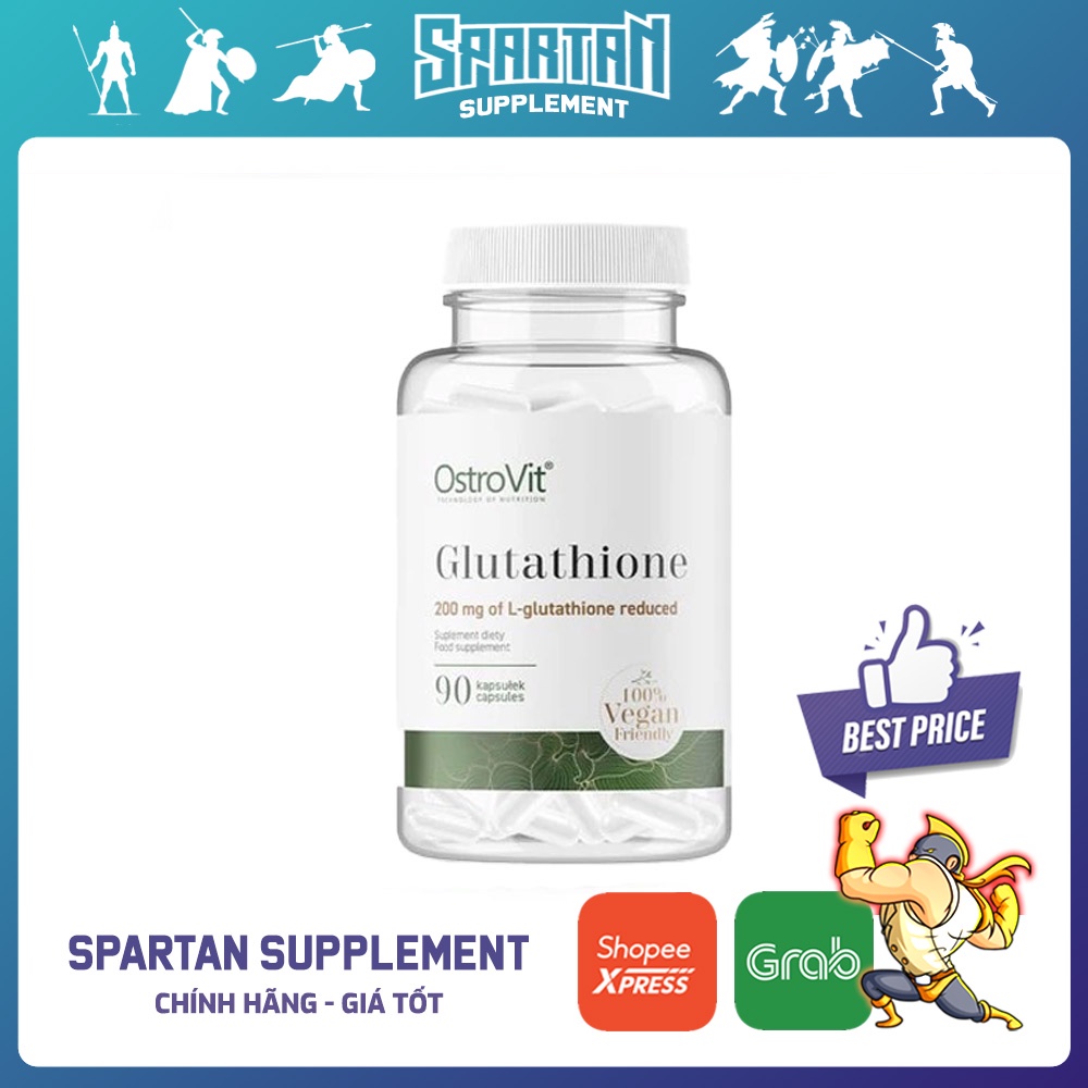 Viên Uống Trắng Da Glutathione Vegan - 90 viên