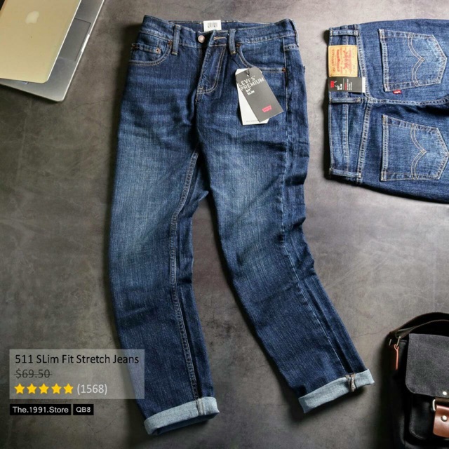 Quần jeans Nam #Levis511 xuất xịn