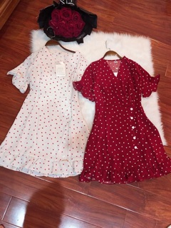 Váy vintage chấm bi