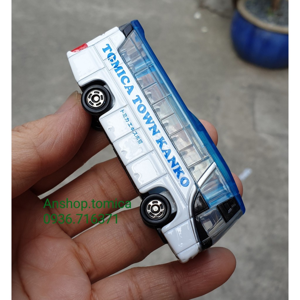 Mô hình xe bus màu xanh bản sự kiện tomica Nhật Bản