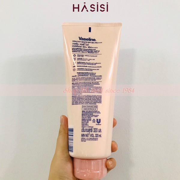 Serum Dưỡng Thể VASELINE - SPF50+/PA++++ Sun+Pollution Protection 50X 5IN1 - 320ml | BigBuy360 - bigbuy360.vn