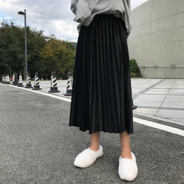 (Có sẵn)Mã WAMT10K giảm ngay 10k cho đơn bất kì Váy xếp li dáng dài ulzzang | BigBuy360 - bigbuy360.vn