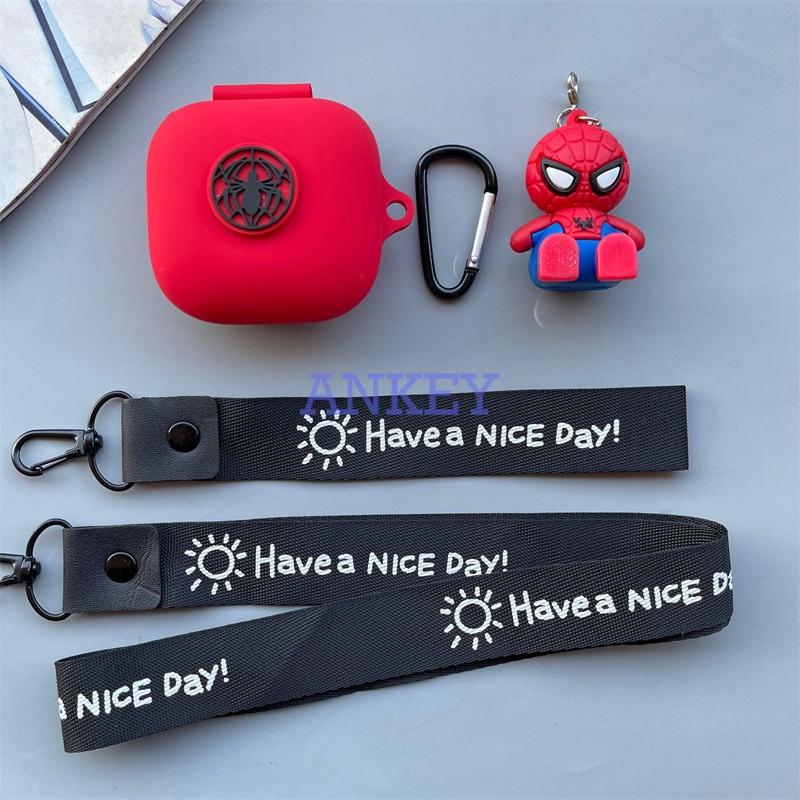 For Samsung Galaxy Buds FE / Buds Pro / Buds2 / Buds 2 Pro / Buds Live Case Protective silicone Cute Cartoon Covers Bluetooth Earphone Shell Headphone Portable