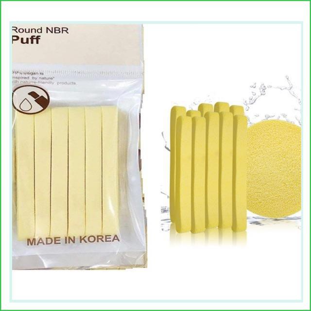Bông nén rửa mặt Round Nbr Puff