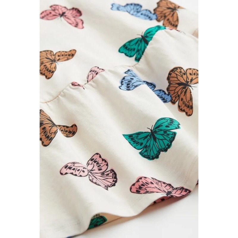 Váy sát cánh cotton bé gái Hm