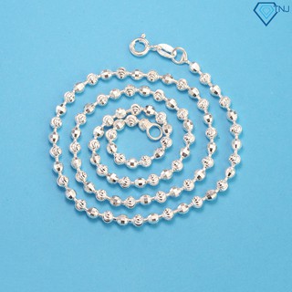 Dây chuyền bi bạc cho bé dtn0009 trang sức tnj