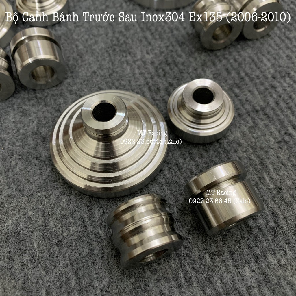 Bộ Canh Bánh Salaya Trước Sau Cho Ex135 4s (Ex Nhỏ 2006-2010) Chuẩn Inox304 Nguyên Khối Siêu Bóng