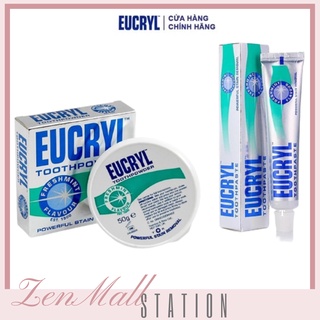 Bột đánh trắng răng Eucryl Kem đánh răng Eucryl Freshmint Flavour Toothpowder 50g/ Bột Eucryl