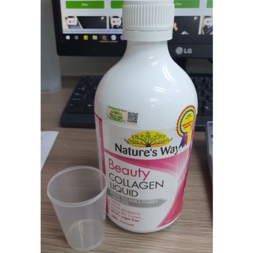 Collagen Dạng Nước Bổ Sung Collagen Thủy Phân Giúp Sáng Da Nature's Way Beauty Collagen Liquid 500ml