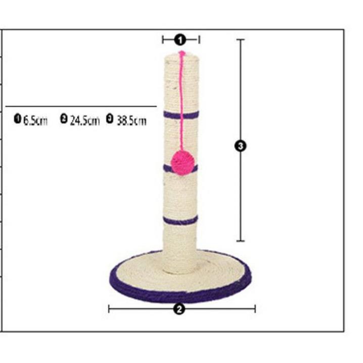 Phung123 HCM - Đồ chơi mèo kiêm cào móng đế tròn, trụ tròn 1 con chuột (hanpet 4711851) có bàn cào móng cho mèo -bin123