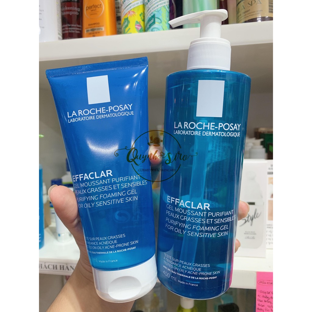 GEL RỬA MẶT KIỂM SOÁT DẦU LA ROCHE - POSAY EFFACLAR GEL 200ML & 400ML