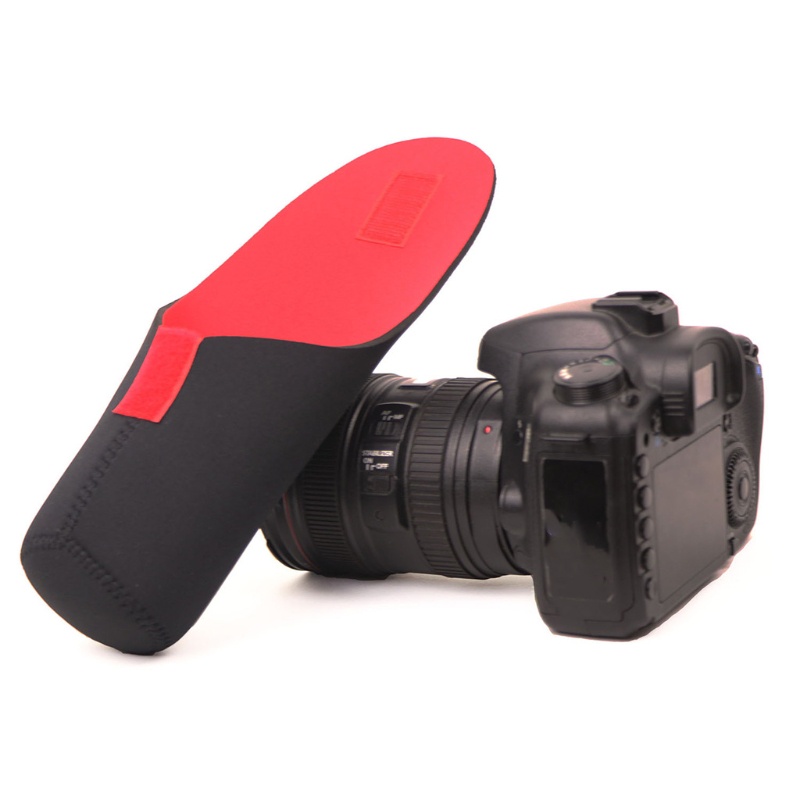 [Hàng mới về] Túi đựng ống kính máy ảnh bằng cao su tổng hợp mềm mại chống thấm nước