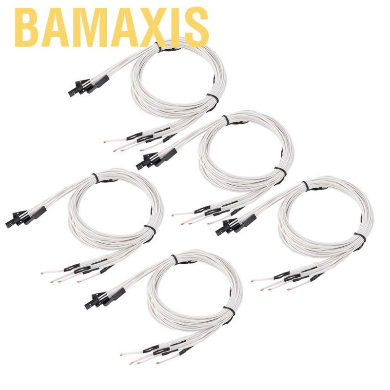 Set 5 Dây Cáp Cảm Biến Nhiệt Độ Bamaxis 100k 3950 Kèm 1m Phụ Kiện