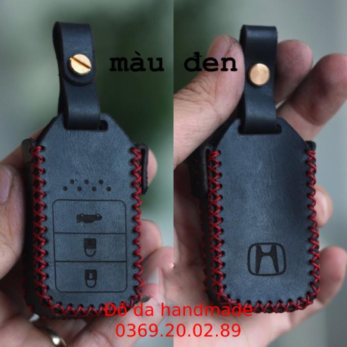 [DA BÒ HANDMADE - SALES SẬP SÀN] Bao da chìa khóa Honda City, CRV, CIVIC, ACCORD da bò thật