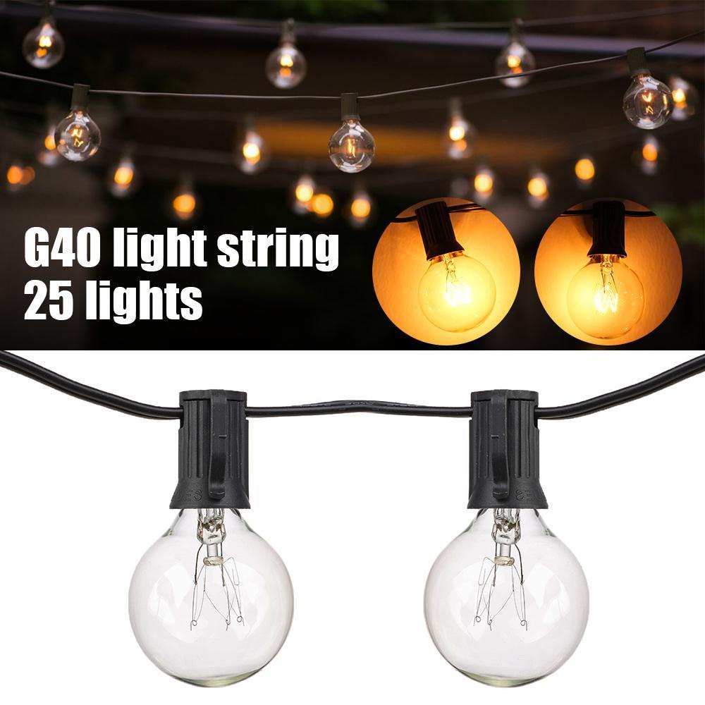Dây Đèn Led Hình Quả Địa Cầu 25FT Trang Trí
