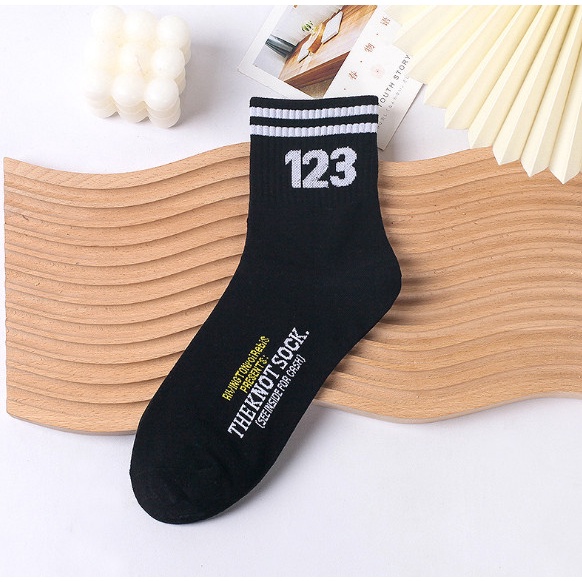 Vớ Tất cổ lửng UNISSEX số 123 phong cách thể thao, đường phố, năng động.