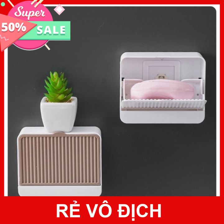 ⚡FREE SHIP⚡Hộp đựng Xà Phòng Gắn Tường ♥️GỌN - TIỆN - SẠCH♥️ dùng đựng xà phòng rửa tay, xà phòng tắm gọn gàng, sạch s