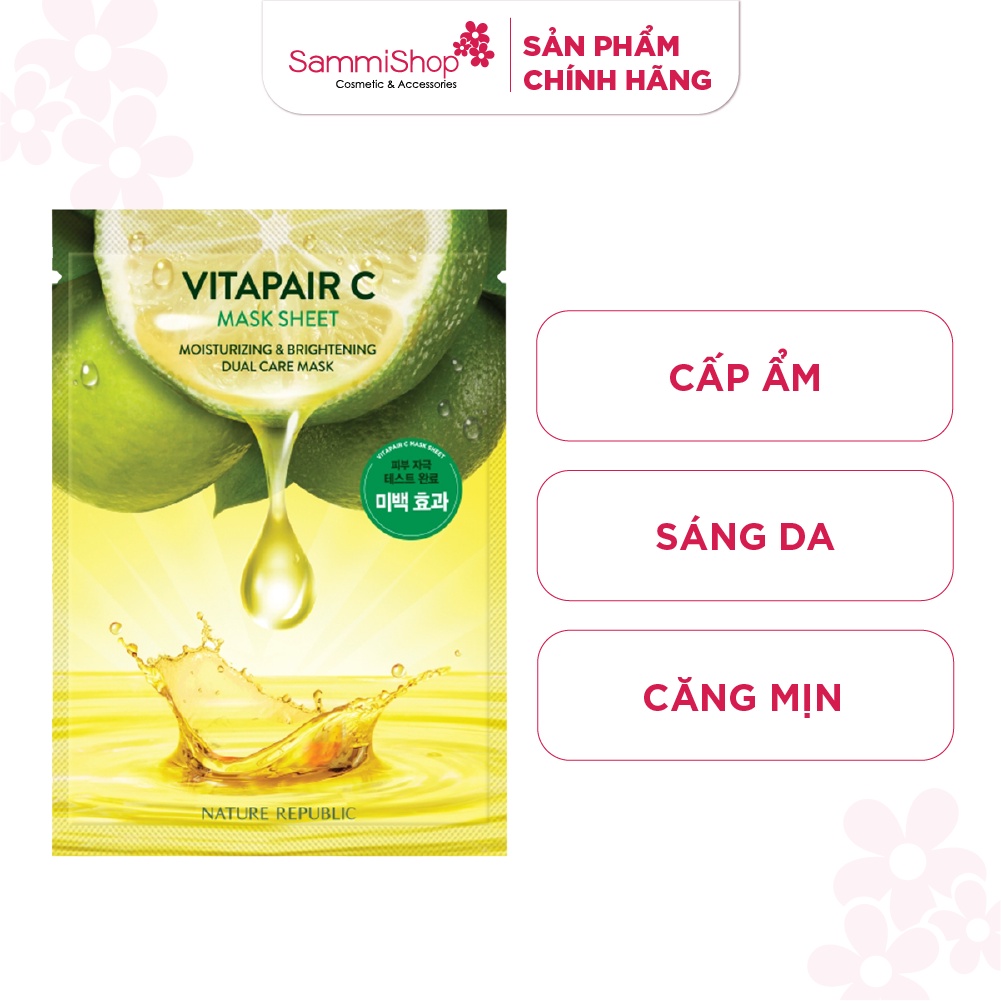 Nature Republic Mặt nạ giấy Vitapair C Mask Sheet 25ml