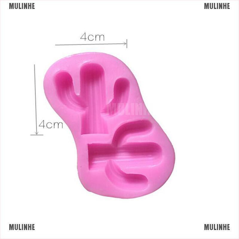 Khuôn Silicone Tạo Hình Làm Bánh Kẹo Hình Cây Xương Rồng / Chim Hồng Hạc DIY
