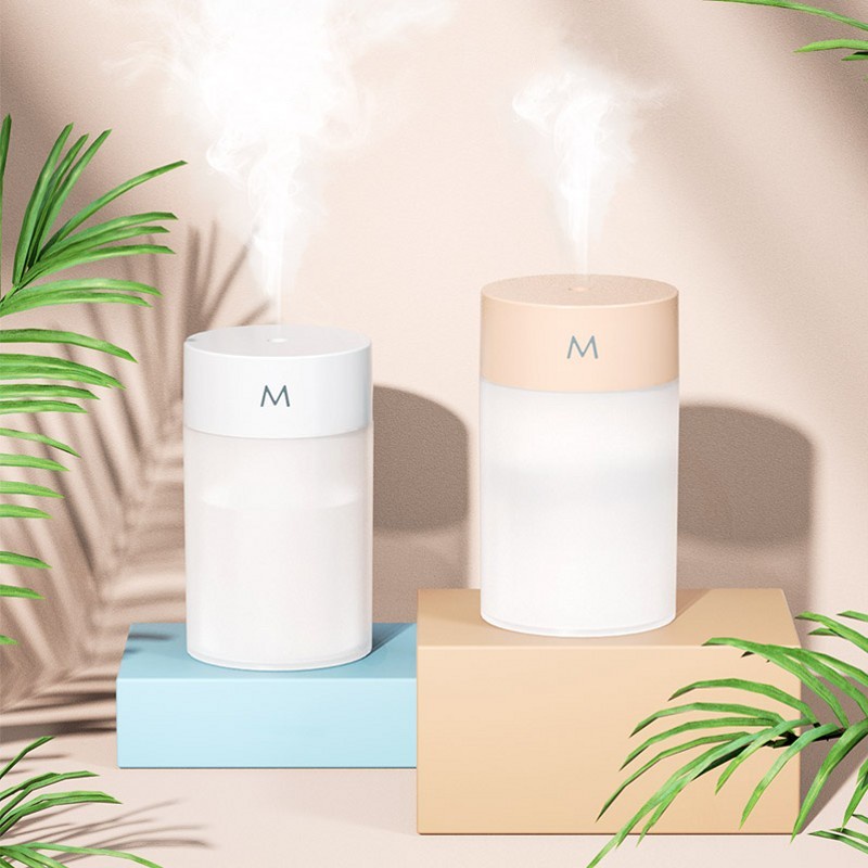 (Hàng Mới Về) Máy Phun Sương Tạo Độ Ẩm Không Khí Usb Nhiều Màu Sắc Tùy Chỉnh 360ml Có Đèn Ngủ