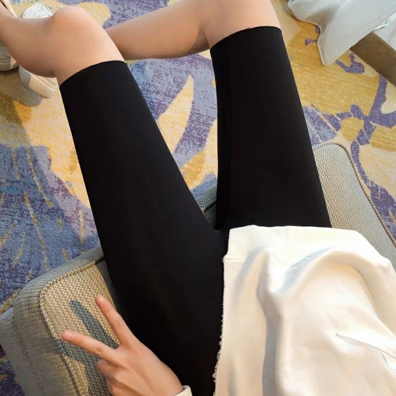 Quần legging đùi qua gối nâng mông cạp cao hàng Thái Lan có túi nhé | BigBuy360 - bigbuy360.vn