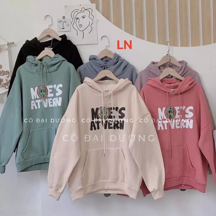 Áo khoác Hoodie form rộng sweater nỉ Ulzzang Moe's Atvern Hot trend Thời Trang Thu Đông siêu đẹp st.shop.99 | BigBuy360 - bigbuy360.vn
