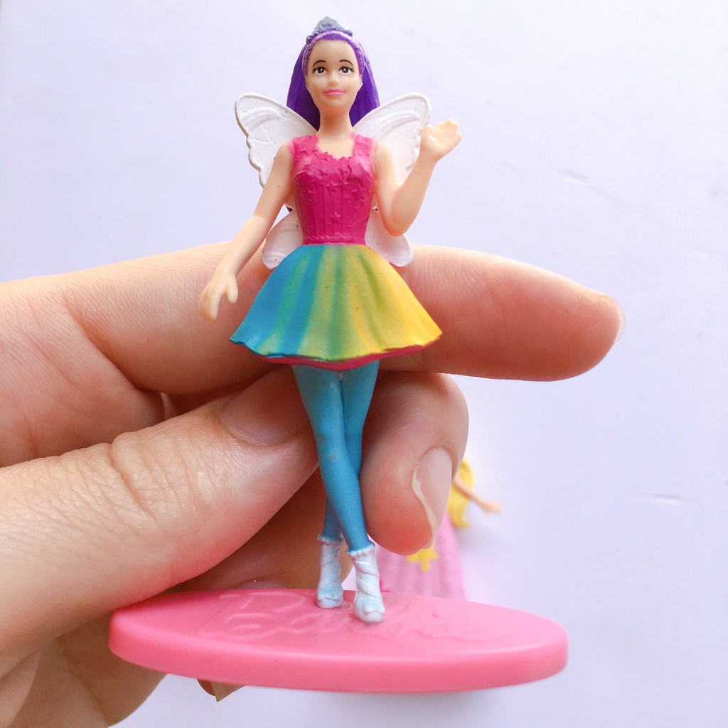 Búp bê Barbie Búp bê mini làm phụ kiện trang trí sinh nhật, đồ chơi cho bé - BonBonToys
