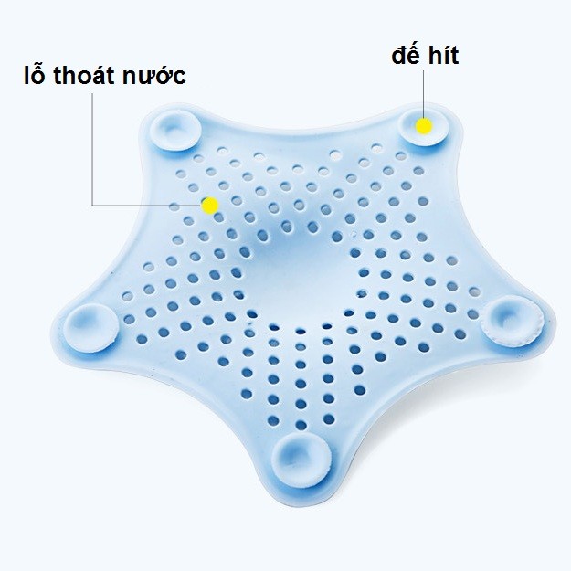 [Rẻ] Miếng chặn rác hình sao biển [HN] [THS]